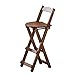 LHX Bambus-Klappstuhl, Barhocker, Hausraum-Rettungsstuhl, verwendet im Esszimmer, Balkon, Wohnzimmer (Color : Brown, Size : 28x34x85cm)