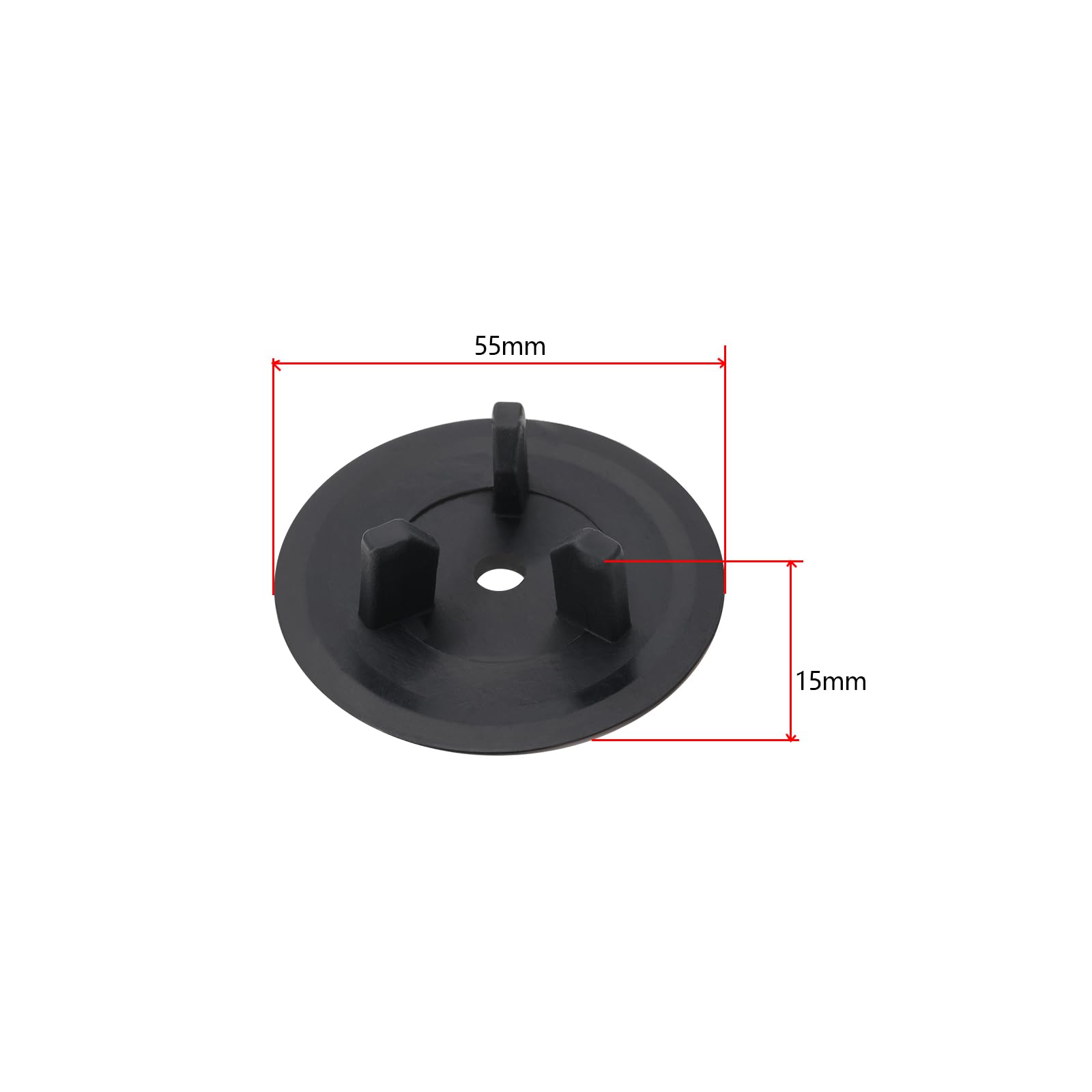 LT Easiyl 4pcs 55mm Sink Cover Sealing Rubber Gasket Replacement Drain Seal Compatible With IKEA Altant Domsjö Kitchen Accessories Black - Image 4