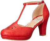 Bettie Page Damen Bp303-mercy Pumps, rot, 40 EU