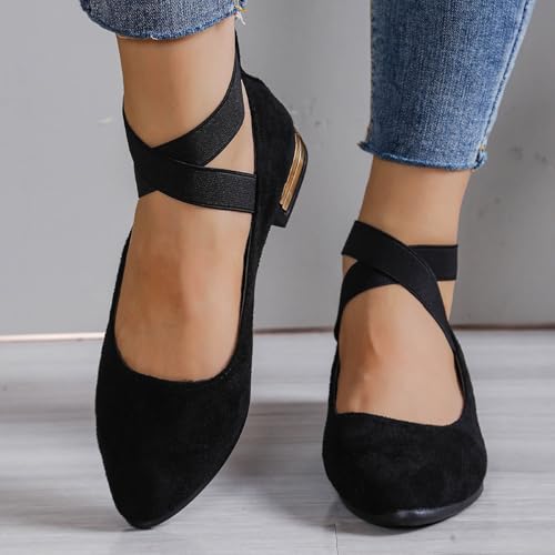 Womens Ballet Flats Comfortable Pointed Toe Elegant Dress Flats Casual Party Wedding Slip-on Walking Ballerina Shoes3