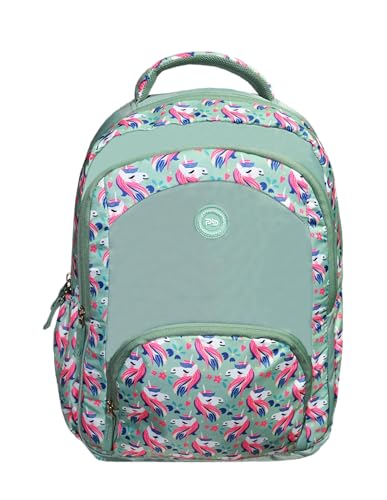 Image of PB Pearlbags LARSEN 21L Printed Casual Backpack,3 Compartment,Premium Fabric,Water Resistant Anti Theft,School & College Bag for Boys and Girls,Office & Travel Bag for Men and Women,46X31X15 Cms