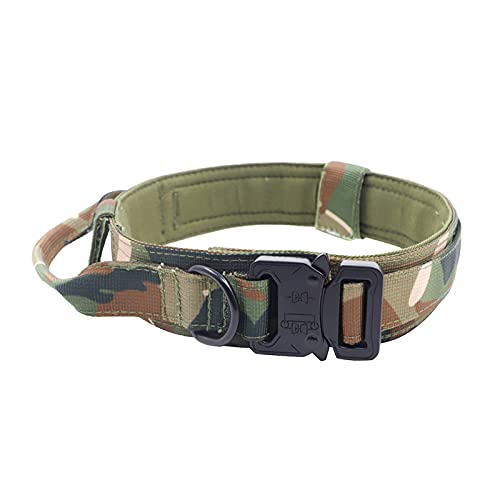 BUYTER Reflective Nylon Tactical Dog Collar Military Adjustable Durable For Large German Shepherd Outdoor Working Training Walking with Leash - Image 4