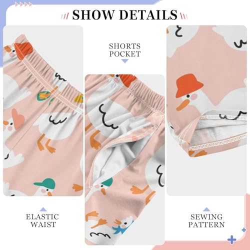 Cool Duck Boys Long Pants Soft Trousers Elastic Waist Kids Lounge Bottoms with Pockets S-XL4