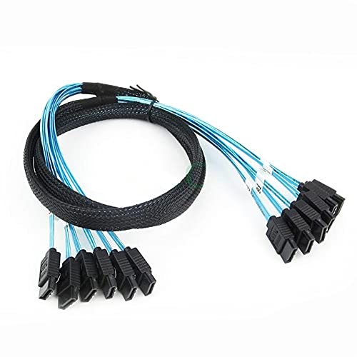 Cable SATA III 7 Pin a 7 Pin para disco duro 1m
