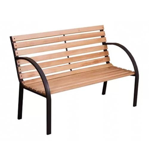 Easylife 3-Seater Garden Bench, Wooden, Pine with Steel Frame