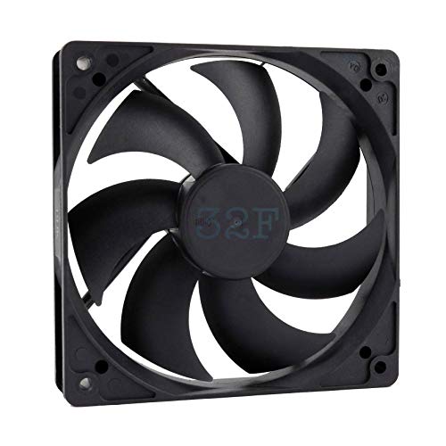 Lüfter 120 mm 120 x 120 x 25 1500 RPM 5 V 0,16 A DC Air Fan 12 cm 120 mm 3 Drähte 3 Pin mit Tacho-Sensor Kühlung 120 x 120 x 25
