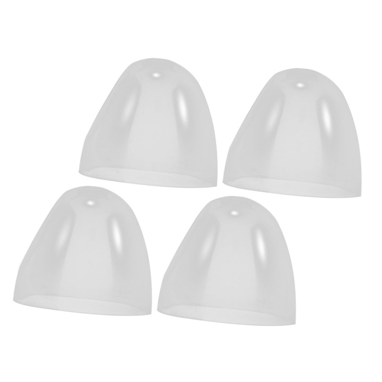 PRETYZOOM Milk Bottle Dust Cover 4pcs Baby Bottle Replacement Lid Leakproof Caps for Feeding Bottles Plastic