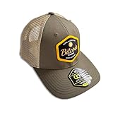 BTC Universe LLC Bitcoin Adjustable Baseball Cap Olive Green with Khaki Beige Mesh Back with Sublimated Patch