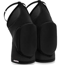 Queen Wear Black Fire Pole Dance Knee Pads Perfect Woman Protection for Ballet Modern Dance and Indoor Sports... M