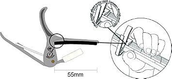 Grover GP750SL Ultra Capo, Silver