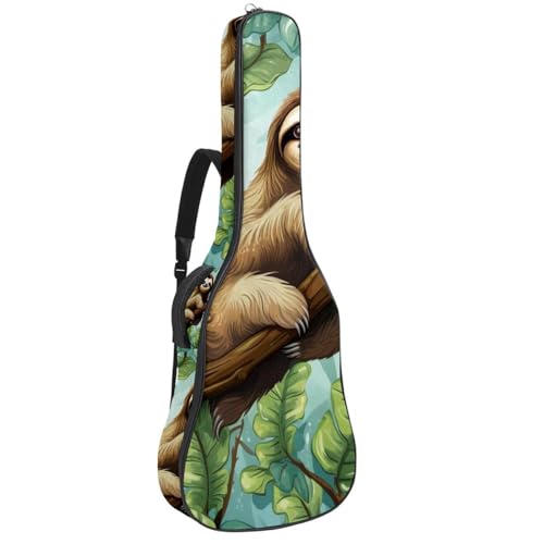 Sac pour guitare de taille 41 pouces grand compartiment accessoires housse acoustique