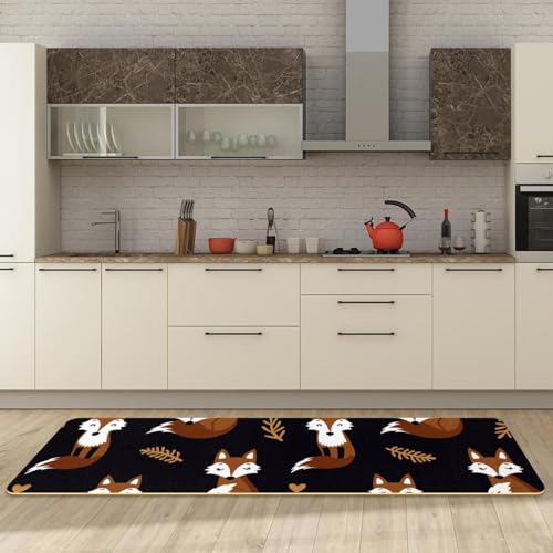 Tapete de cocina de zorro antideslizante y lavable con gran poder absorbente 3