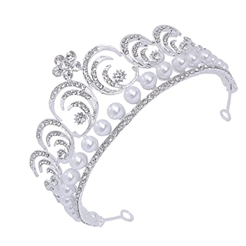 PAMINGONO 1 uC_NE ߂CXg[̃eBA pXq ԉ wedding dress crown GKgȑ EFfBOpNE p[ Silver