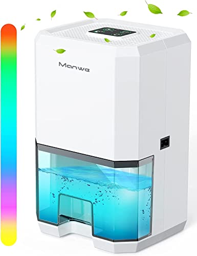 【Touch screen e funzione di spegnimento automatico】 Quando il deumidificatore è anomalo o il livello dell'acqua nel serbatoio dell'acqua raggiunge il valore massimo, il dispositivo si spegne automaticamente e la spia diventa rossa per ricordare di svuotare il serbatoio dell'acqua per evitare perdite d'acqua. La sicurezza durante il processo di deumidificazione è garantita.
