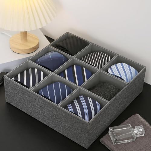 Organizador de calcetines para cajón y armarios de dormitorio con 9 celdas de almacenamiento 4