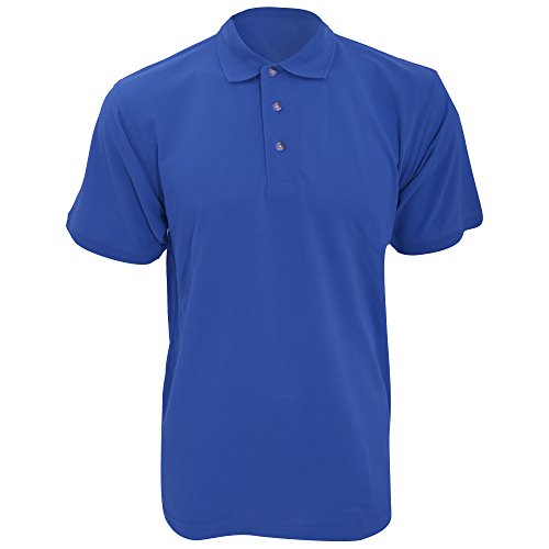 Kustom Kit Workwear Mens Short Sleeve Polo Shirt (L) (Royal Blue)