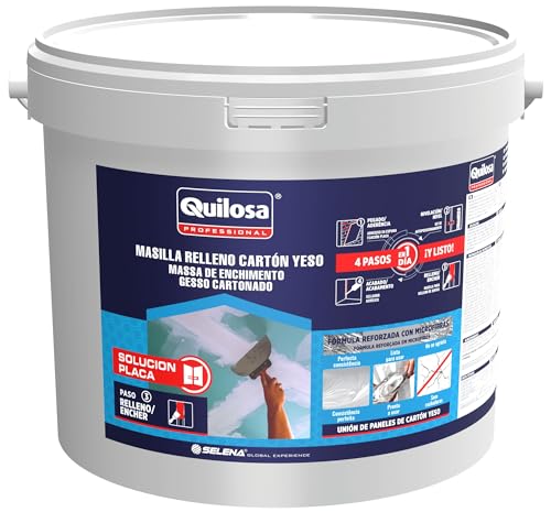 quilosa - MASILLA RELLENO CARTON YESO PLADUR SIN CINTA 1,8 KG