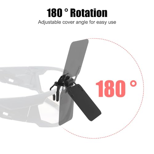 DONGKER Shooting Glasses Patch, 2 Stück Internationaler Standard Schießbrillen Aufnäher, Okkluder-Clip Für Brille, Shooting, Blinders, Zielhilfe