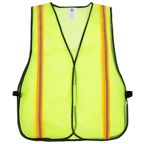 Dazonity Gilet de sécurité haute visibilité réfléchissant 1pc