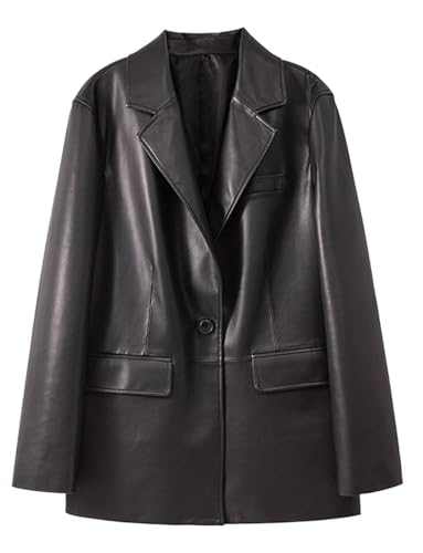 Veste de smoking en cuir femme tenue chic pour fête de diplôme et cocktail élégant