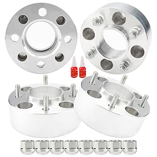 Exclusive Discount 50% Price Richeer 4x110 Hub Centric ATV Wheel Spacer for Rancher Rancher Foreman Rubicon Grizzly Bruin Kodiak, 4PCS 2 inch 4x110mm Wheel Spacers with 10x1.25 Studs & 74mm Center Bore