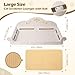 ComSaf Large Cat Scratcher Bed with Durable Sisal Mat, Interactive Cat Lounger Bed with Scratching Mat, Protect Furniture