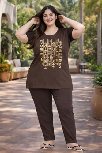 Image of In Love Women's Plus Size Longline T-Shirt with Side Pocket, 3 /4 Sleeve, Crew Neck