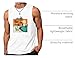 Tanihanp Men's Tank Tops Summer Surfing Casual Beach Tank Top Men Stretch Crewneck Muscle Athletic Gym Coconut Mens Sleeveless Tee Shirts M
