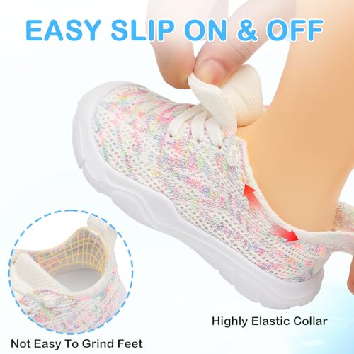 Scurtain Toddler Shoes Boys Girls Barefoot Shoes Kids Breathable Sneakers Slip on Toddler Sneakers4