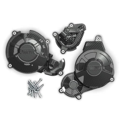 Motorräder Carbon Faser Druck Motor Schutzhülle Für Aprilia RS 660 2021-2023 Tuono 2021 2022 2023