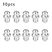 10-Pack M6x1.0 Straight Thread Zinc Plated Steel Grease Fittings, Oil Nipples for Lathe and Machine Tools, Industrial Lubrication Accessories