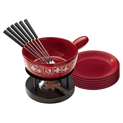 Juego de Fondue KUHN RIKON Rojo Cover