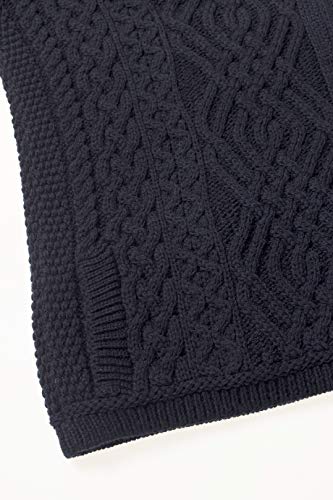 Image of Aran Crafts Irish Women's Cable Knit Side Zip Wool Jacket (Z4630)