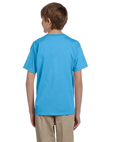 Fruit of the Loom Youth 5 oz. HD Cotton™ T-Shirt L AQUATIC BLUE2