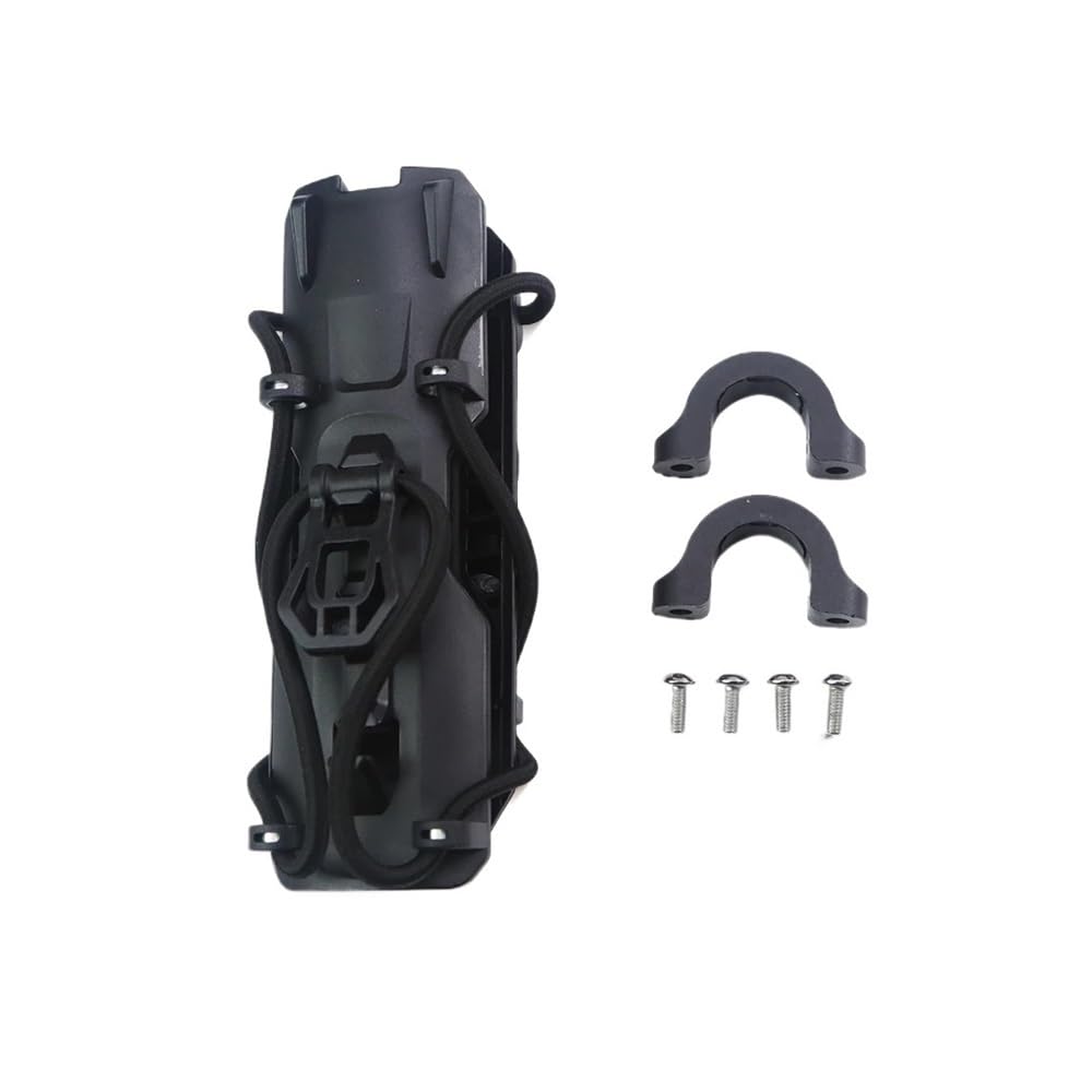 Portabotellas Motocicleta Jaula Universal para Botella De Agua para Motocicleta, Almohadilla Protectora 25 Mm, Portavasos Oculto Ajustable, Rotación 360°, Diseño Expandible