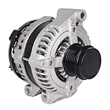 Autoround 04801624AD Alternator Fit for Dodge Journey 11-19, Grand Caravan 11-20, Avenger & Chrysler 200 & VW Routan 11-14, Town & Country 11-16, Ram C/V 12-15, V6 3.6L, 12V 160 Amp 6-Groove Pulley