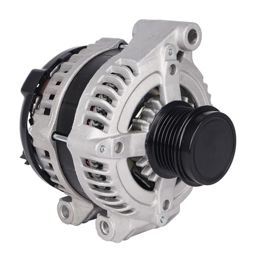 Autoround 04801624AD Alternator Fit for Dodge Journey 11-19, Grand Caravan 11-20, Avenger & Chrysler 200 & VW Routan 11-14, Town & Country 11-16, Ram C/V 12-15, V6 3.6L, 12V 160 Amp 6-Groove Pulley