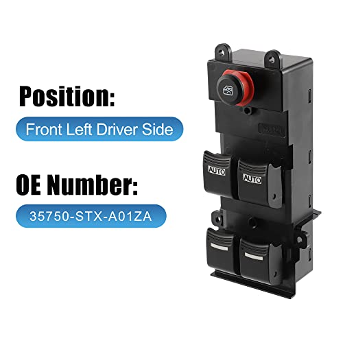 Interrupteur de lève-vitre Acura MDX 2007-2013 commande avant gauche - 2