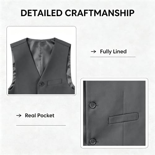 Image of Kids Vest for Boys Formal Suit Vests