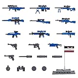 MaozyHomie Battle Blocks Bricks 21 Pcs German Weapons Pack Military, Battle Bricks, Toys Military Equipment, 4 Countries Weapons Accessories Compatible with Major Brand, 3 Years Old and up