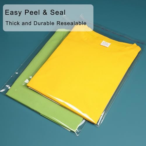 100 Pcs A3 Clear Self-Sealing Cellophane Bags for Prints, Photos, Cards & Artwork, Strong Display Sleeves 31 × 46 cm - Image 3