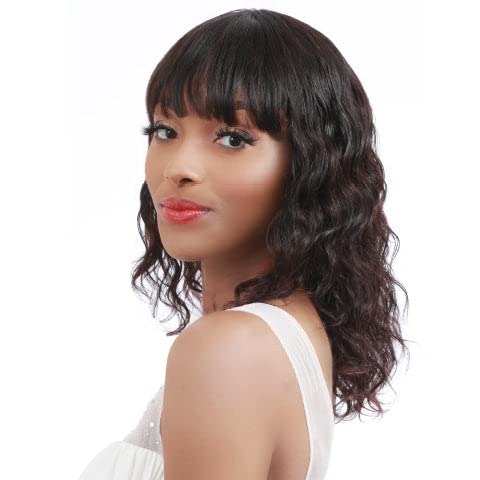 Diana Bohemian Wig Jasper 100% Unprocessed Virgin Indi Remi Human Hair Wig - HH HD100 (NATURAL BLACK)