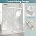 KPUY Frameless Shower Door, 55-60
