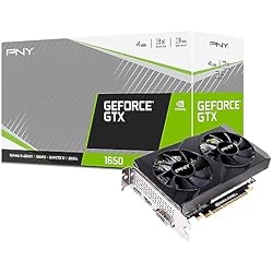 PNY Tarjeta Grafica GeForce® GTX 1650 4GB GDDR6 Verto Dual Fan