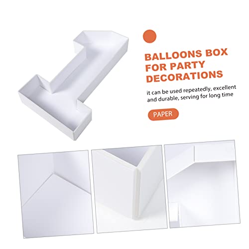 Cadre pour décoration anniversaire numéro 1 structure PS blanc rigide