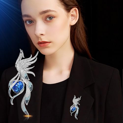 Image of Animal Brooches for Women Pearl Rhinestones Animal Brooch Pin Cute Animal Jewelry Gift for Wife Mom Girlfriends