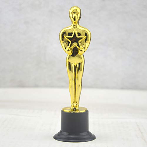 STOBOK Golden Award Trophys Reward Prizes for Award Ceremony's or Party Gifts, pacote com 10