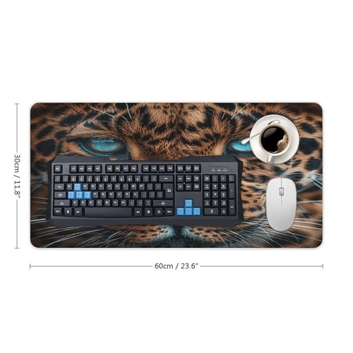 Mouse Pad Grande Leopardo Antideslizante para Oficina miniatura 2