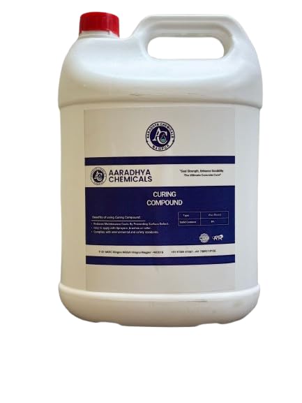Aaradhya Chemicals Wax Based Concrete Curing Compound| Prevent Premature Water Loss| Organic Solvent| 28 Days Strength For M25 Grade Of Concrete| 31 Mpa- 7-8 Sq.Mt/L (5 Kg)-image-32