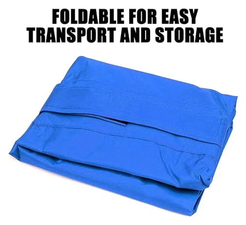 Tragbarer Pet Stretcher für Hunde – Notfall-Tiertransport-Bahre mit Sicherheitsgurt, faltbar & leicht, sichere Tragelösung in Blau, Einheitsgröße